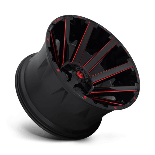 FUEL D643 CONTRA Gloss Black Red Tinted Clear