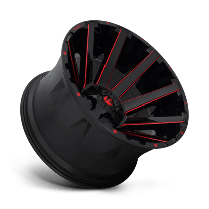FUEL D643 CONTRA Gloss Black Red Tinted Clear