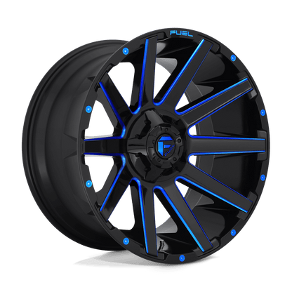 FUEL D644 CONTRA Gloss Black Blue Tinted Clear