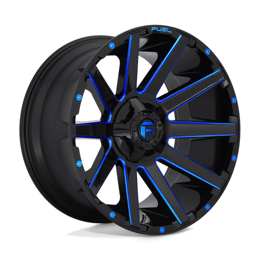 FUEL D644 CONTRA Gloss Black Blue Tinted Clear