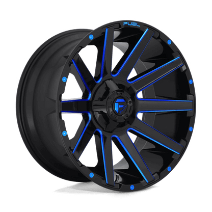 FUEL D644 CONTRA Gloss Black Blue Tinted Clear
