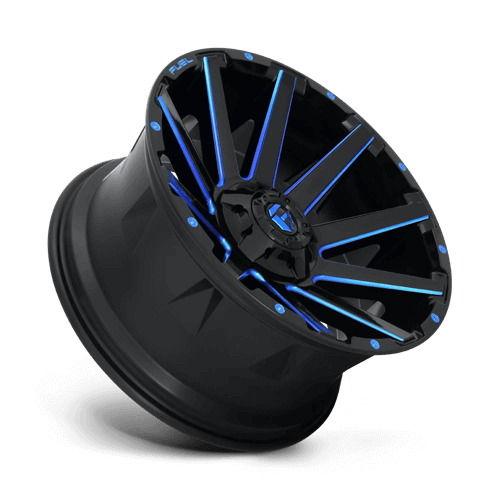 FUEL D644 CONTRA Gloss Black Blue Tinted Clear