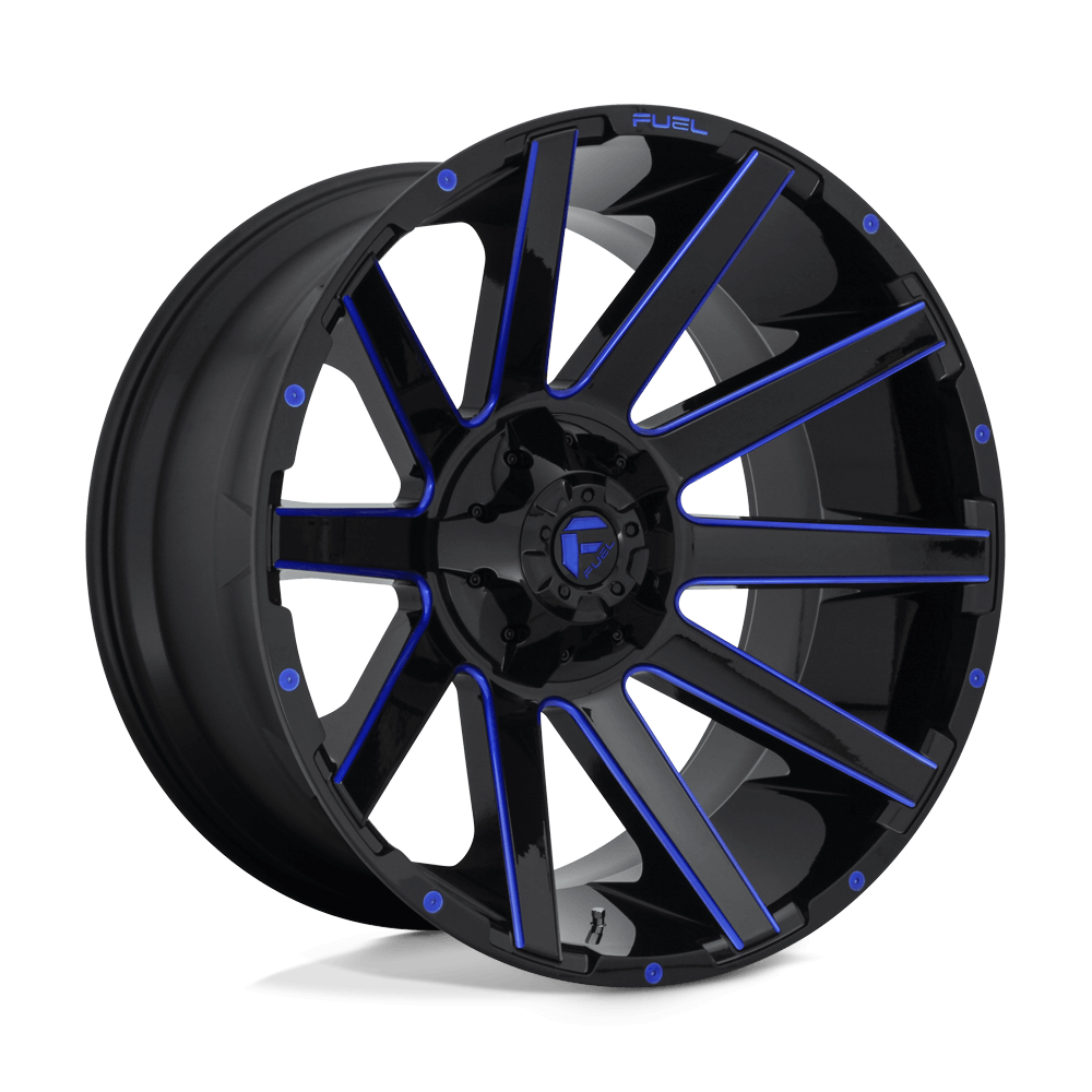 FUEL D644 CONTRA Gloss Black Blue Tinted Clear