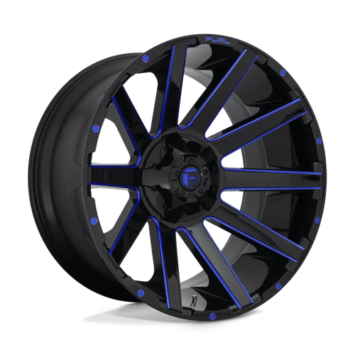 FUEL D644 CONTRA Gloss Black Blue Tinted Clear
