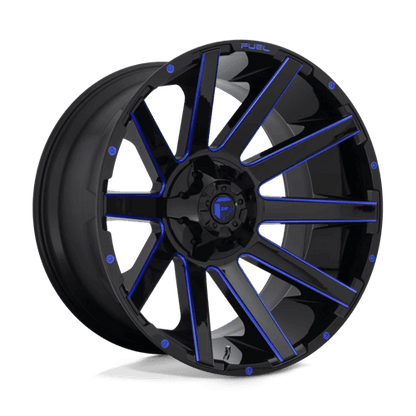 FUEL D644 CONTRA Gloss Black Blue Tinted Clear