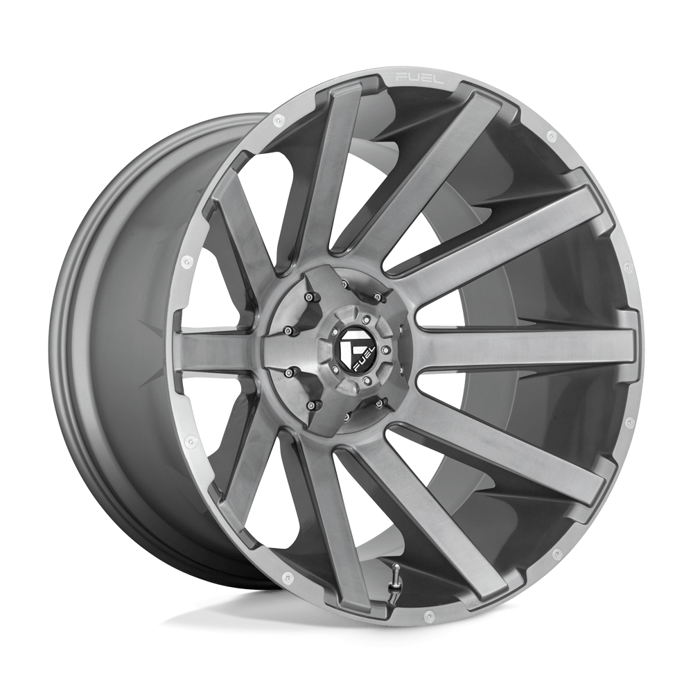 FUEL D714 CONTRA PLATINUM Brushed Gun Metal Tinted Clear