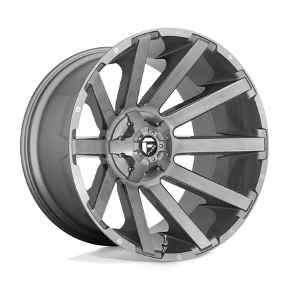 FUEL D714 CONTRA PLATINUM Brushed Gun Metal Tinted Clear