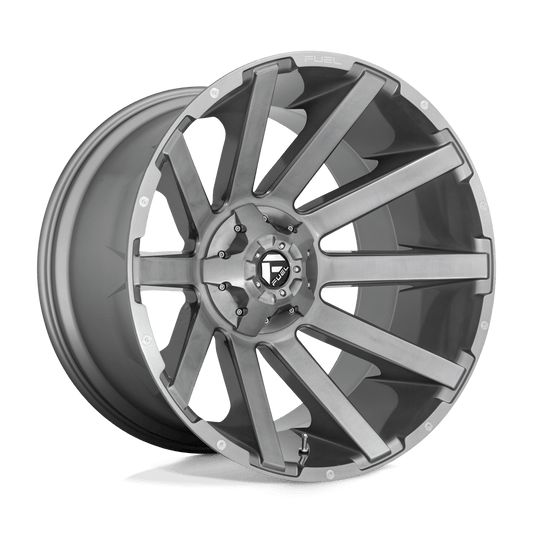 FUEL D714 CONTRA PLATINUM Brushed Gun Metal Tinted Clear