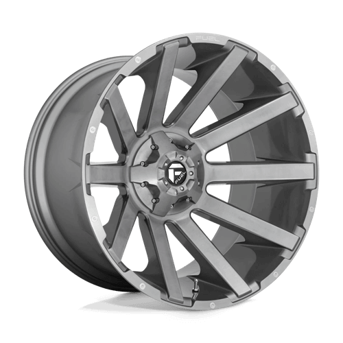 FUEL D714 CONTRA PLATINUM Brushed Gun Metal Tinted Clear