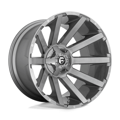 FUEL D714 CONTRA PLATINUM Brushed Gun Metal Tinted Clear