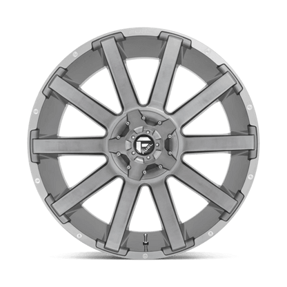 FUEL D714 CONTRA PLATINUM Brushed Gun Metal Tinted Clear