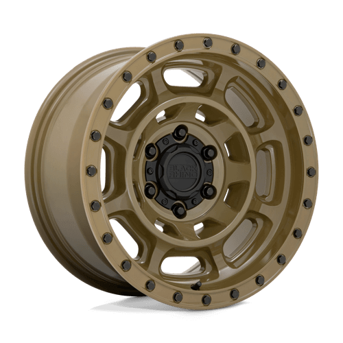 Black Rhino CONVOY Gator Green wheel showcasing bold design and sturdy construction