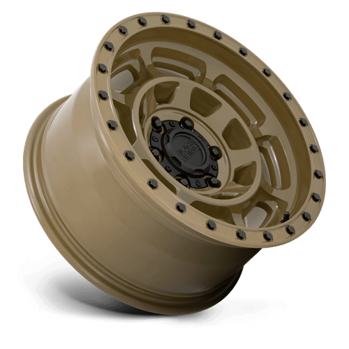 Black Rhino CONVOY Gator Green heavy-duty wheel with a bold design and removable beadlock ring.