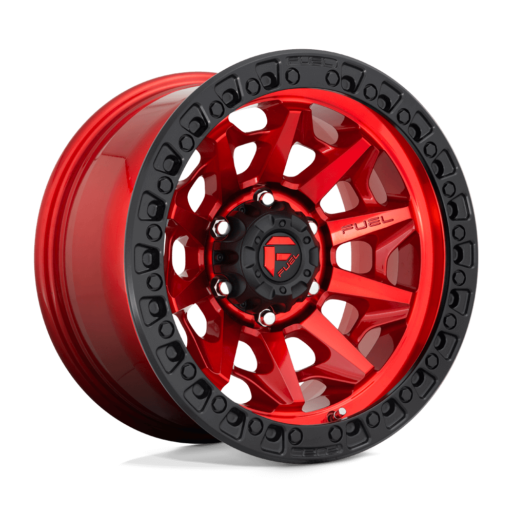 FUEL D695 COVERT Candy Red Black Bead Ring