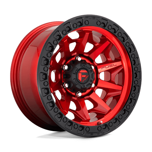 FUEL D695 COVERT Candy Red Black Bead Ring