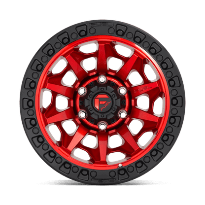 FUEL D695 COVERT Candy Red Black Bead Ring