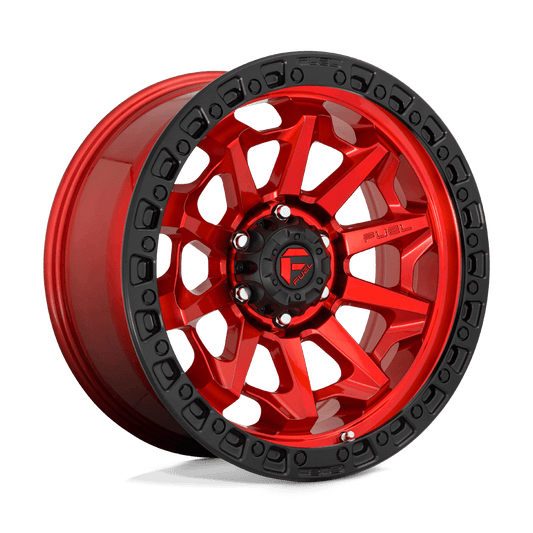 FUEL D695 COVERT Candy Red Black Bead Ring