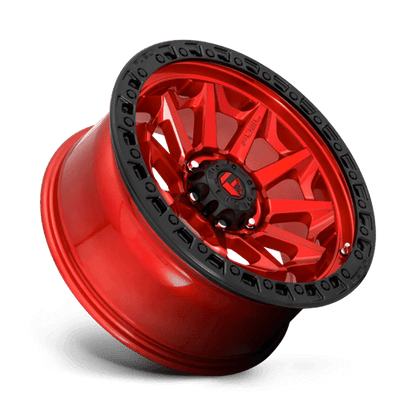 FUEL D695 COVERT Candy Red Black Bead Ring