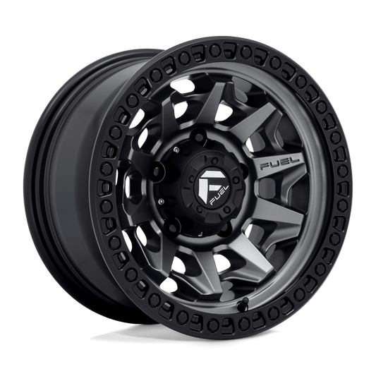 FUEL D716 COVERT Matte Gunmetal Black Bead Ring