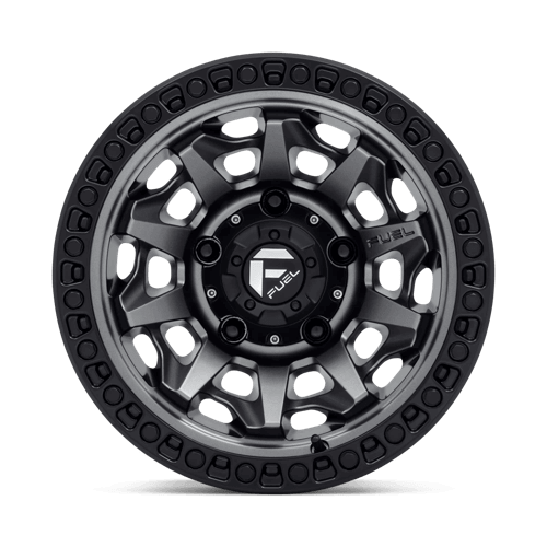 FUEL D716 COVERT Matte Gunmetal Black Bead Ring