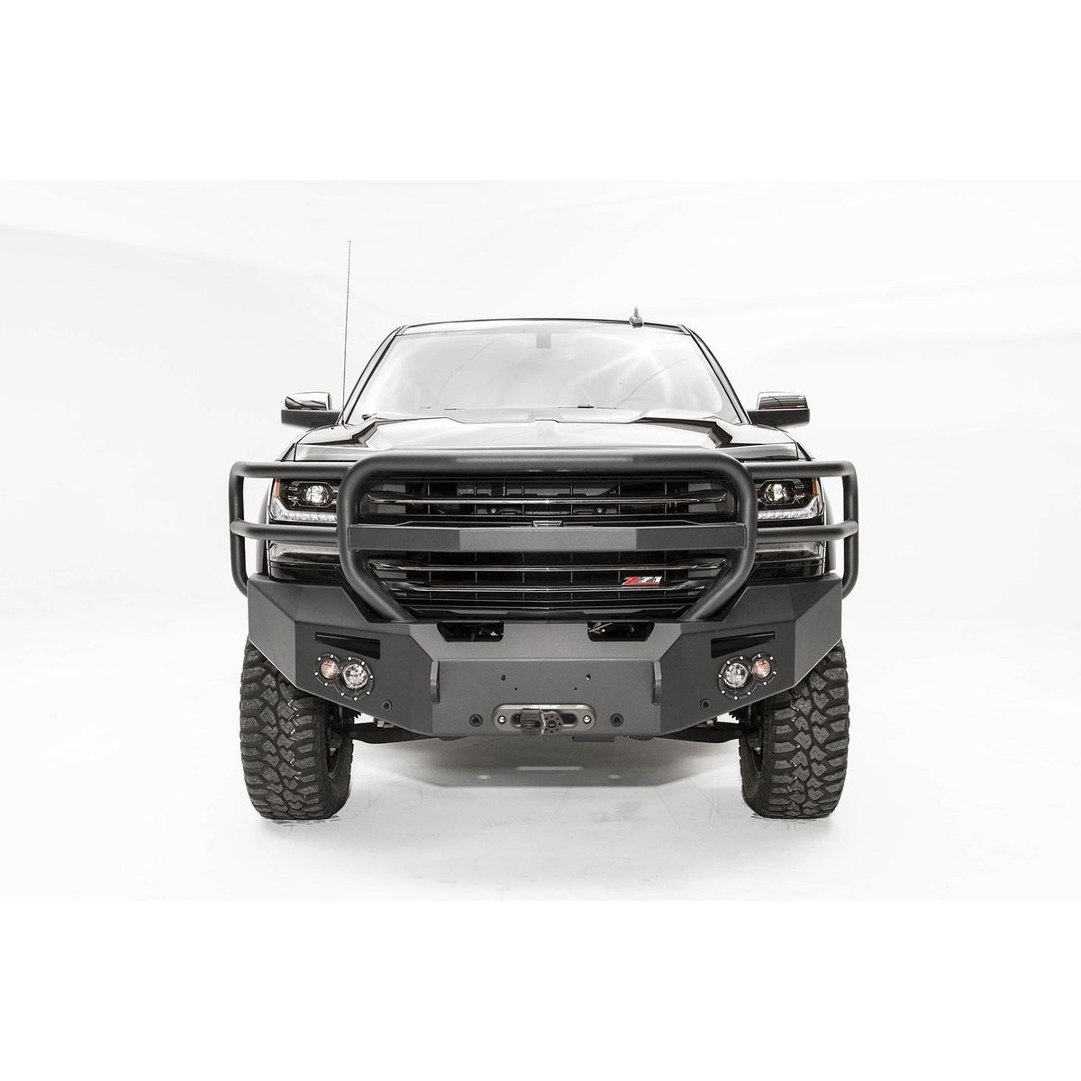 FAB FOURS CS16-F3850-1 Premium Winch Front Bumper