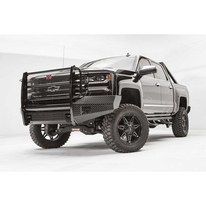 Fab Fours Black Steel Front Bumper 2 Stage Black Powder Coated w/Full Guard l CS16-K3860-1