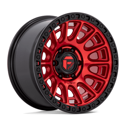 FUEL D834 CYCLE Candy Red W/ Black Ring