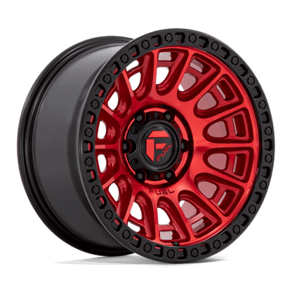 FUEL D834 CYCLE Candy Red W/ Black Ring