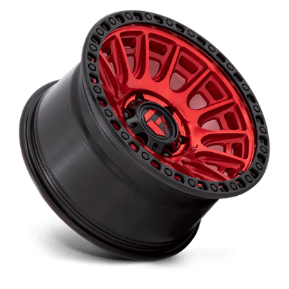 FUEL D834 CYCLE Candy Red W/ Black Ring