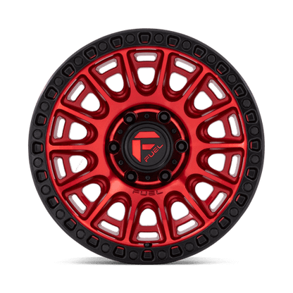 FUEL D834 CYCLE Candy Red W/ Black Ring