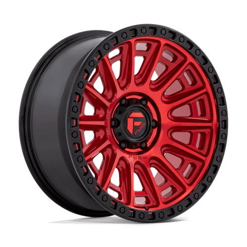FUEL D834 CYCLE Candy Red W/ Black Ring