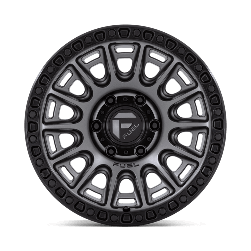 FUEL D835 CYCLE Matte Gunmetal W/ Black Ring