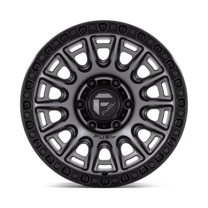 FUEL D835 CYCLE Matte Gunmetal W/ Black Ring