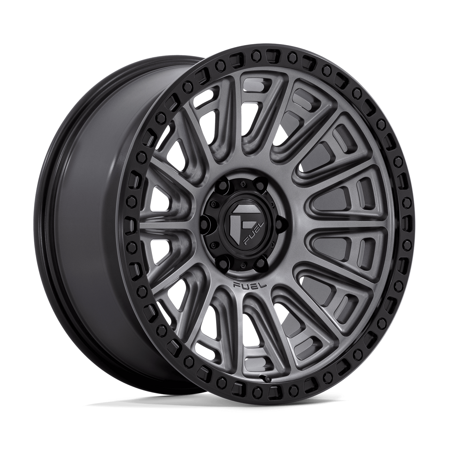 FUEL D835 CYCLE Matte Gunmetal W/ Black Ring