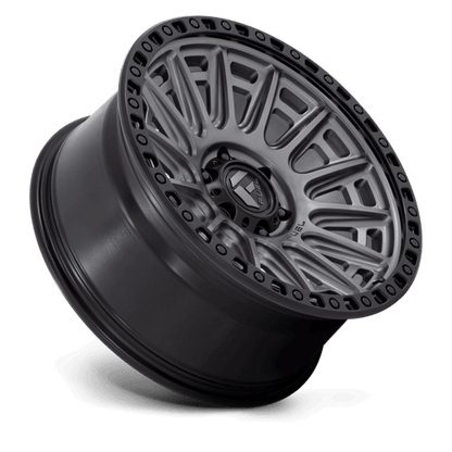 FUEL D835 CYCLE Matte Gunmetal W/ Black Ring