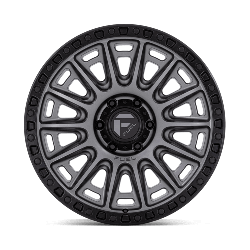 FUEL D835 CYCLE Matte Gunmetal W/ Black Ring