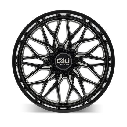 CALI OFF-ROAD CRUSHER 9118 BLACK MILLED