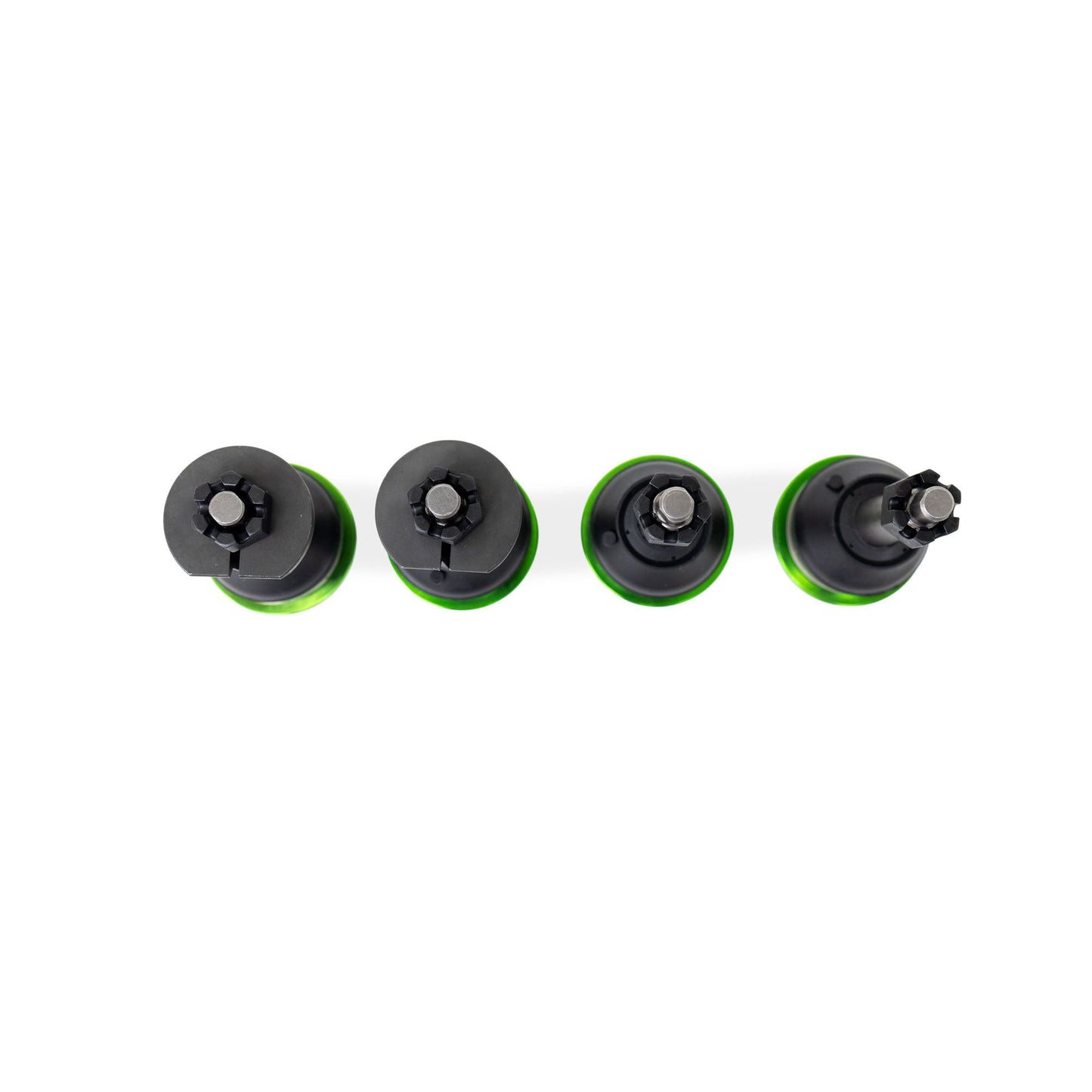 DV8 OFF-ROAD | 2018 2026 Jeep JL Replacement Ball Joint Kit Anodized Green Dana 30 or Dana 44  | D-JLBLJNT-01