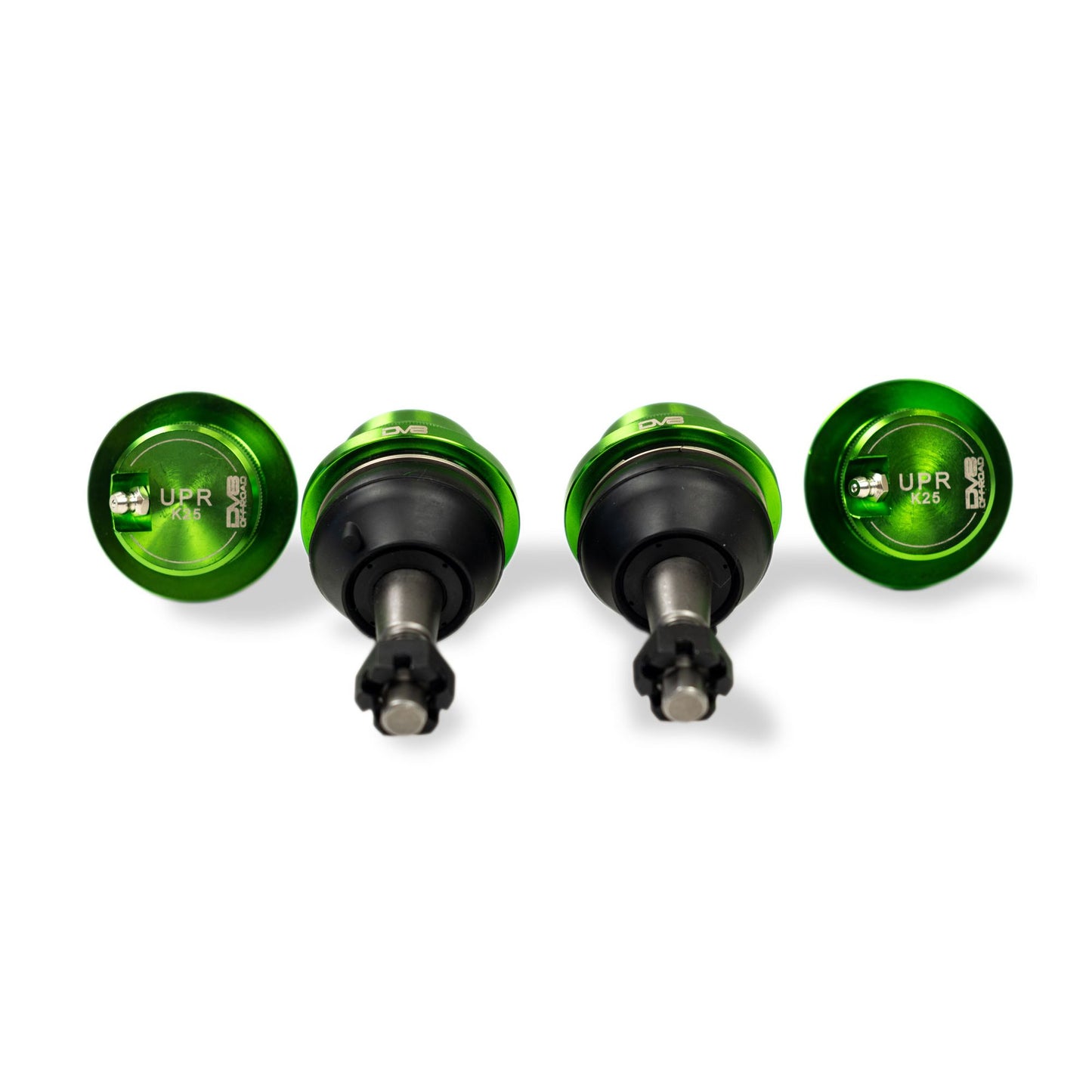 DV8 OFF-ROAD | 2018 2026 Jeep JL Replacement Ball Joint Kit Anodized Green Dana 30 or Dana 44  | D-JLBLJNT-01