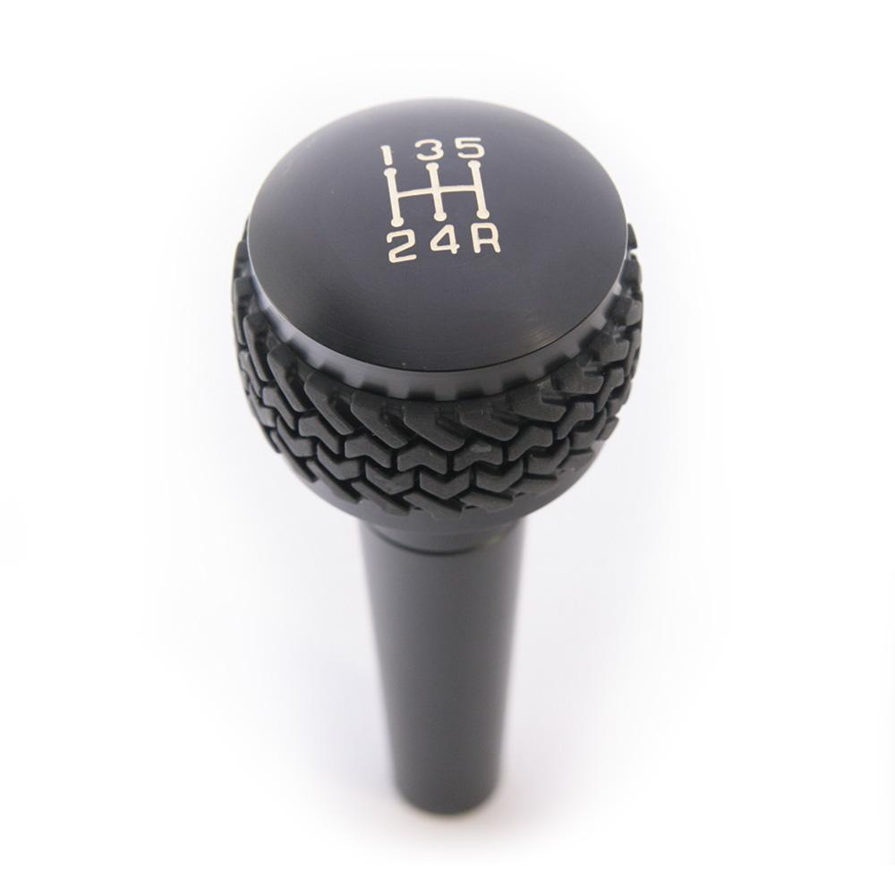 DV8 OFF-ROAD | 1997 2006 Jeep Wrangler TJ 5 Speed Shift Knob Black  | D-JP-180022-BK