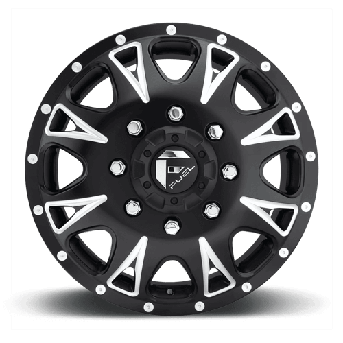 FUEL D513 THROTTLE Matte Black Milled