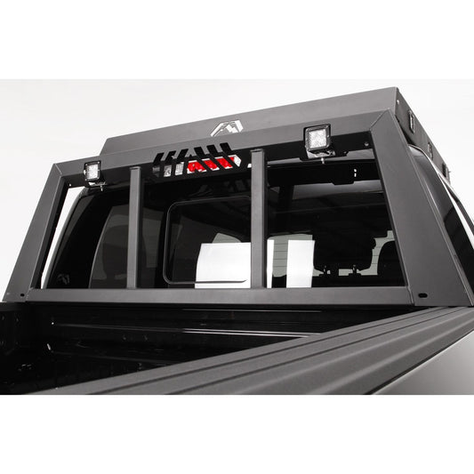 Fab Fours Headache Rack 2 Stage Black Powder Coated l HR2009-1