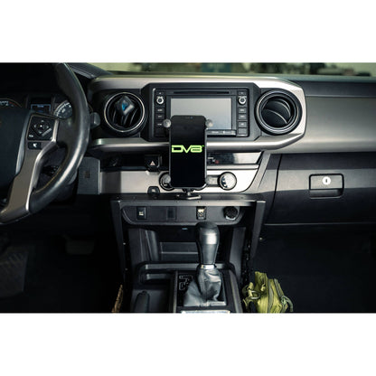 DV8 Off-Road 2016-2023 Toyota Tacoma Center Console Molle Panels & Device Mount C3| CCT1-01
