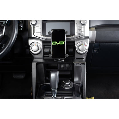 DV8 OFF-ROAD | 2010 2024 Toyota 4Runner Center Console Molle Panels Device Mount  | CCT3-02
