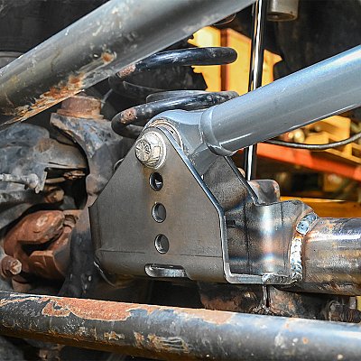 Synergy Jeep JK / JKU / JL / JLU / JT Weld On Front Track Bar Bracket — JK / JKU Axle