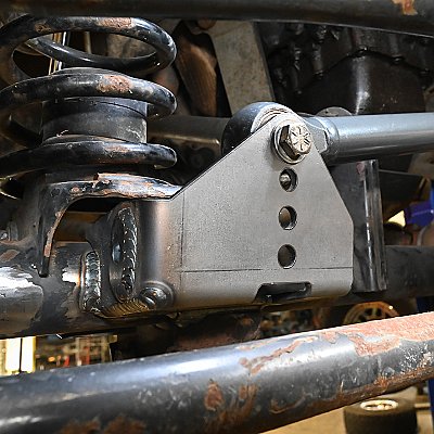 Synergy Jeep JK / JKU / JL / JLU / JT Weld On Front Track Bar Bracket — JK / JKU Axle