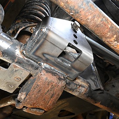 Synergy Jeep JK / JKU / JL / JLU / JT Weld On Front Track Bar Bracket — JK / JKU Axle