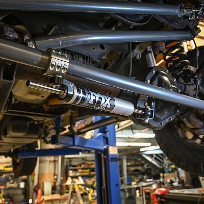 Synergy 2005+ Ford Super Duty F-250 / F-350 / F-450 / F-550 / F-600 Single Stabilizer Tie Rod Mount — Synergy 2005+ Ford Supe