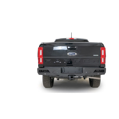 Fab Fours Vengeance Rear Bumper 2 Stage Black Powder Coated w/Sensors l FR19-E4851-1