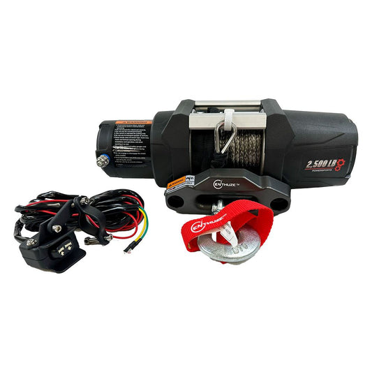 ENTHUZE| 2500Lb Atv/Utv Winch,  Synthetic Rope |ACTENT3301P